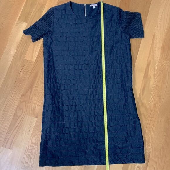 🟢3 items for $20—-GAP eyelet dress shift short sleeve zip back pockets lined - Picture 8 of 10
